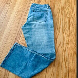 GAP light wash bootcut denim jeans, 14